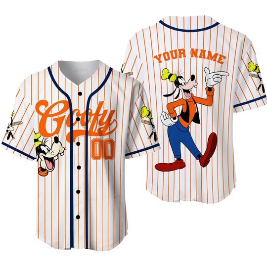 Custom Goofy Baseball Jersey, Goofy Trip Gift for Sport Fans, Funny Goofy Baseball Jersey