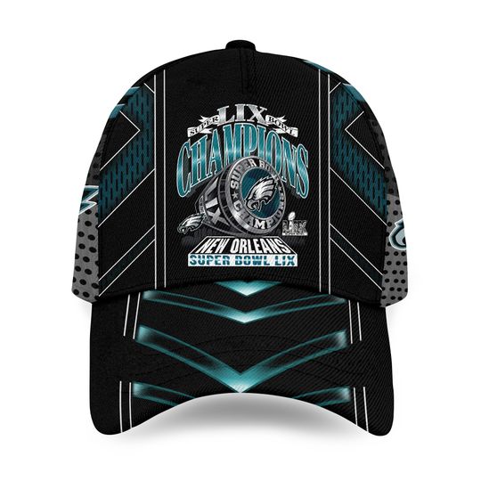 Philadelphia Eagles Super Bowl LIX Champions Baseball Cap