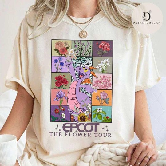Epcot Center Figment Flower tour shirt, EPCOT International Flower & Garden Festival 2025 shirt, Epcot Floral World Tour shirt, Family trip