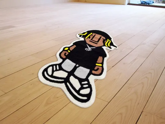 King Von OTF Baby Milo Hypebeast Living Room Rugs Floor Mat Modern Area Carpet