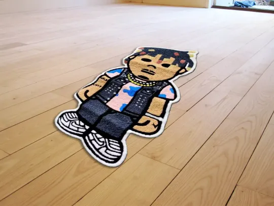 Juice W Baby Milo Hypebeast Bedroom Living Room Area Rugs Floor Mat Wool Carpet