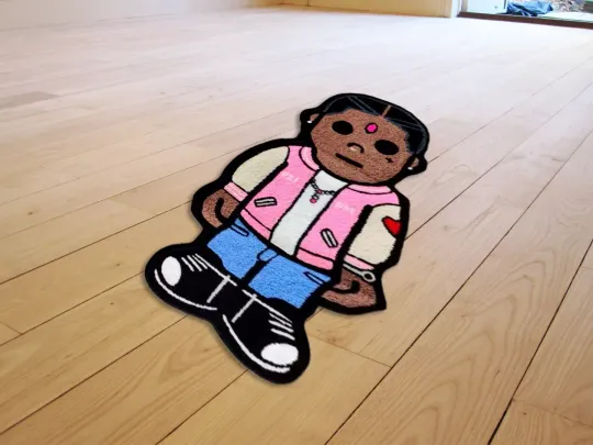 Lil Uzi Vert Baby Milo Hypebeast Living Room Rugs Floor Mat Modern Area Carpet