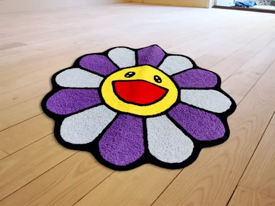 Takashi Murakami Flower Area Carpet Living Room Rugs Bedroom Floor Mat Carpet La