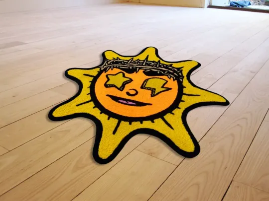 Chief Keef Glory Glo Gang Logo Floor Mat Area Carpets Living Room Accent Rugs