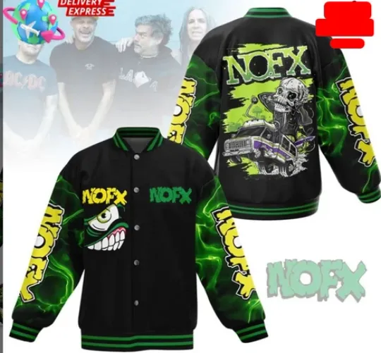 NOFX Rock Band Baseball Jacket