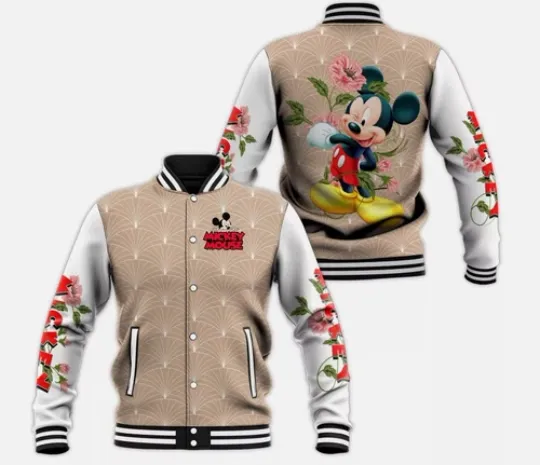 Good HOt shirt Mickey Disney Baseball Jacket For Fan