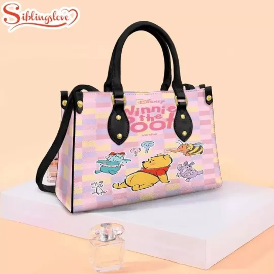 Winnie The Pooh Bear Leather Handbag, Winnie The Pooh Lovers Gift