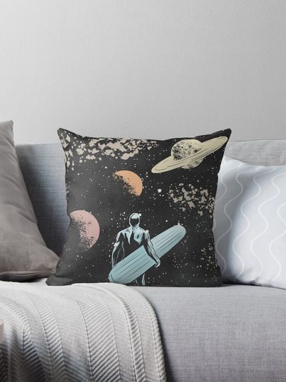 Silver Surfer Pillow