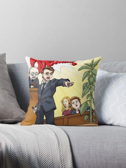 Objection!  Phoenix Wright vs Daredevil Pillow