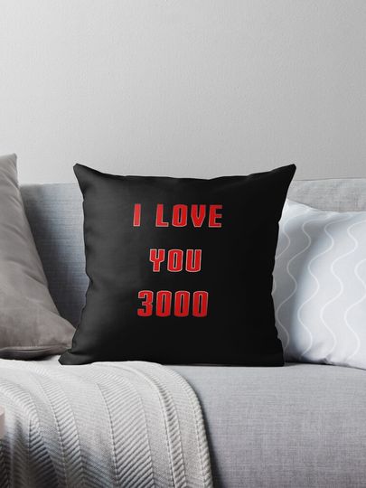 I love you 3000 Pillow