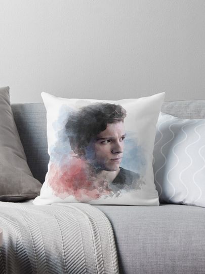 Discover Watercolor Tom Pillow