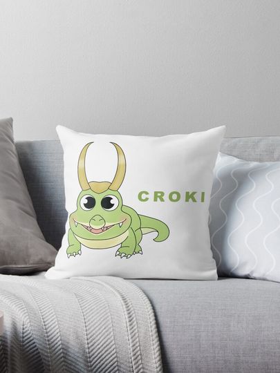 Loki, Croki Loki crocodile Pillow