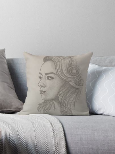 1950's Daisy Johnson Pillow