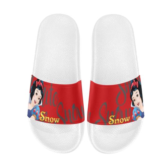 Snow White Slide Sandals Unisex For Boyfriend or Girlfriend Gift, Birthday Gift, and Others