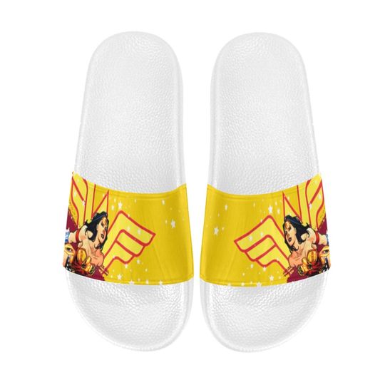 Wonder Woman Slide Sandals Unisex For Boyfriend or Girlfriend Gift, Birthday Gift, and Others