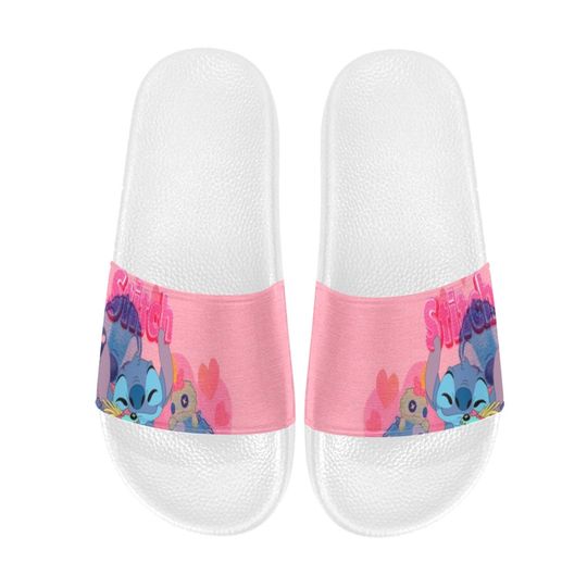 Discover Stitch Slide Sandals Unisex For Boyfriend or Girlfriend Gift, Birthday Gift, and Others
