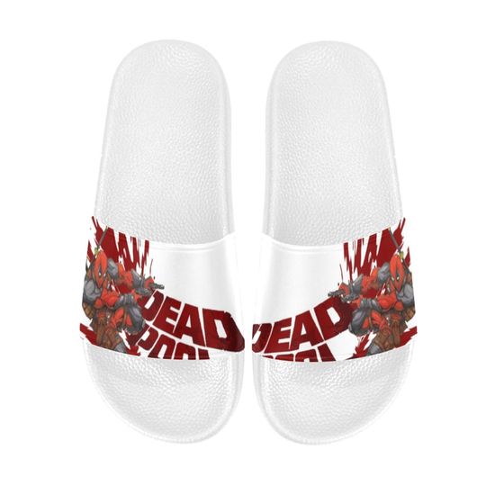Deadpool Slide Sandals Unisex For Boyfriend or Girlfriend Gift, Birthday Gift, and Others