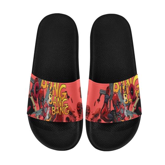 Deadpool  Slide Sandals Unisex For Boyfriend or Girlfriend Gift, Birthday Gift, and Others