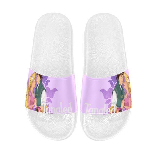 Tangled Rapunzel Slide Sandals Unisex For Boyfriend or Girlfriend Gift, Birthday Gift, and Others