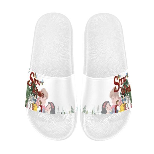 Snow White Slide Sandals Unisex For Boyfriend or Girlfriend Gift, Birthday Gift, and Others