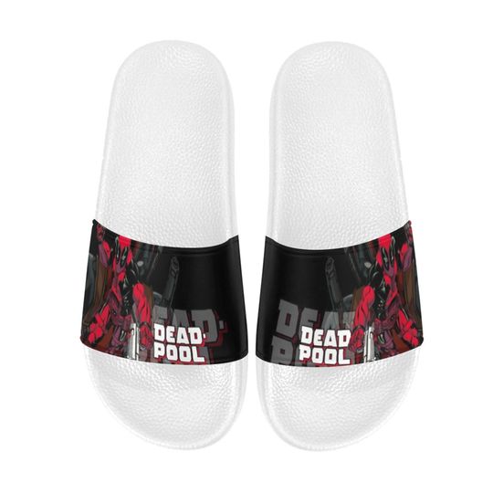 Deadpool Slide Sandals Unisex For Boyfriend or Girlfriend Gift, Birthday Gift, and Others
