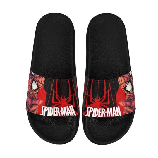 SPIDERMAN Slide Sandals Unisex For Boyfriend or Girlfriend Gift, Birthday Gift, and Others