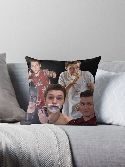 Tom Holland funny Pillow