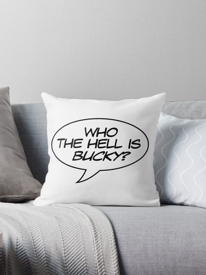Who the Hell is BUCKYY Bn? Pillow