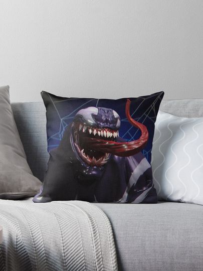 Venom Symbiote | Dark Marvel Anti-Hero Design Pillow