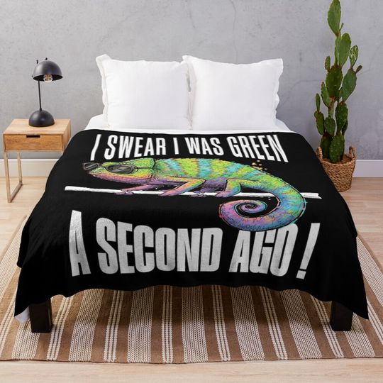 Chameleon Throw Blanket