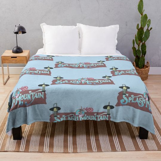 Splash Mountain  Throw Blanket