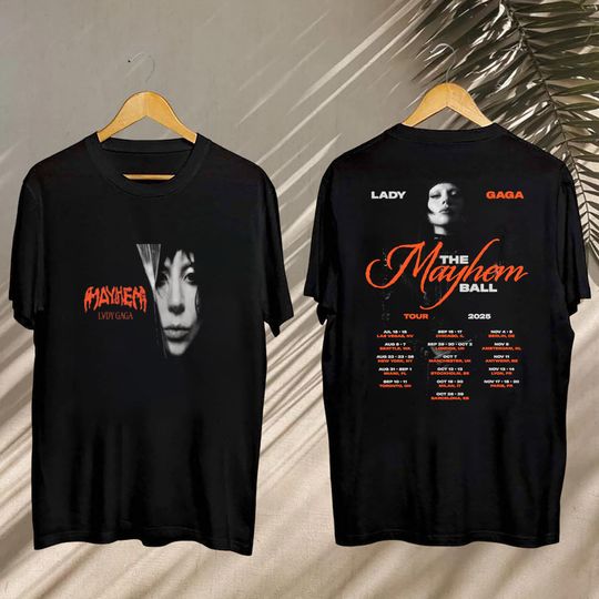 Ld ga 2025 Concert Shirt, Ld ga The Mayhem Ball Tour 2025 Shirt, Ld ga Fan Shirt, Ld ga Merch, Graphic Ld ga Mayhem Tee