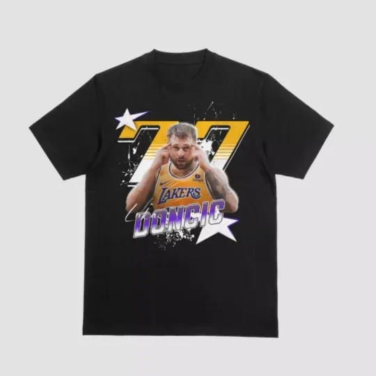 Luka Doncic 77 The Magic Basketball Graphic T-Shirt Sport Gift Fans