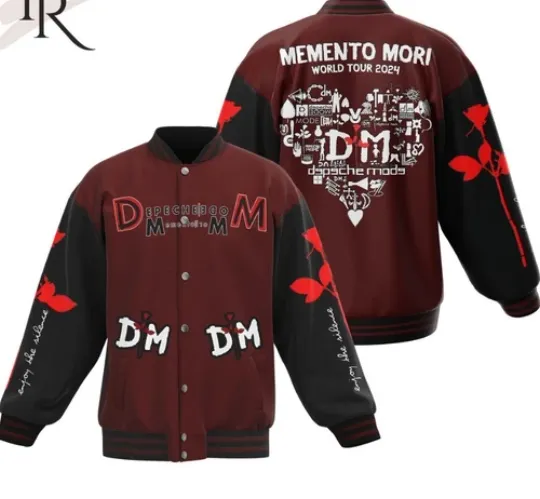 Depeche Mode Memento Mori World Tour Baseball Jacket