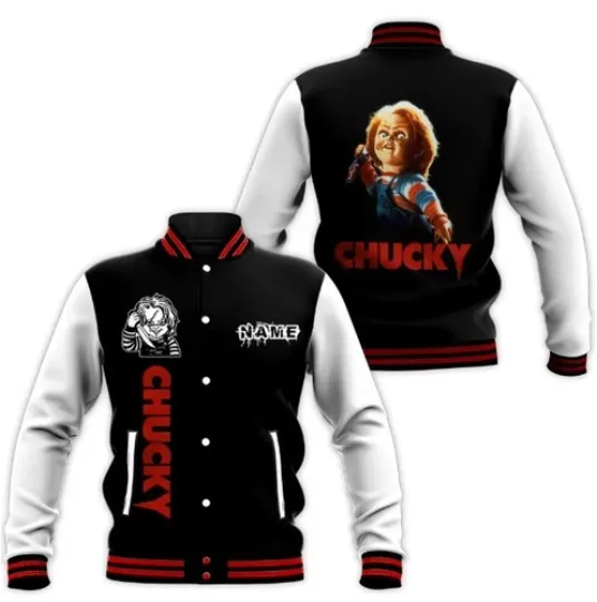Personalized Chucky Baseball Jacket