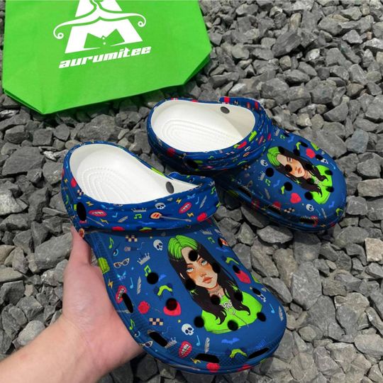 Unisex Billie Eilish Clogs  Fast Shipping Available, Perfect for Fans  Stylish & Comfortable Footwear