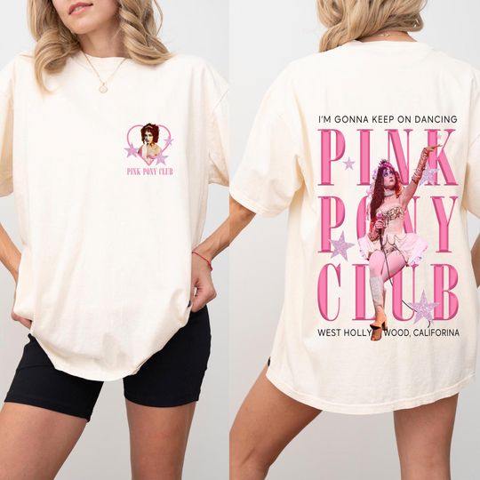 Pink Pony Club T-Shirt/ Hoodie/ Sweatshirt, I'm Gonna Keep On Dancing, Midwest Princess 2025 Tour Tee, WLW Pride Music Tee