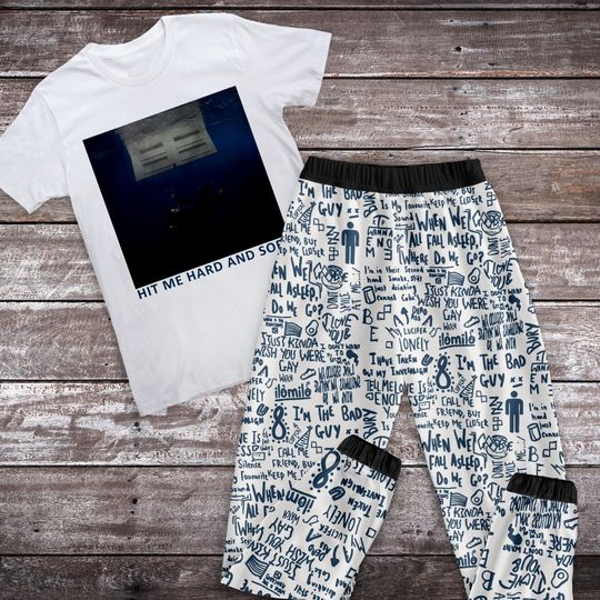 Billie Eilish Sleepwear  Handmade Pajama Set for Fans