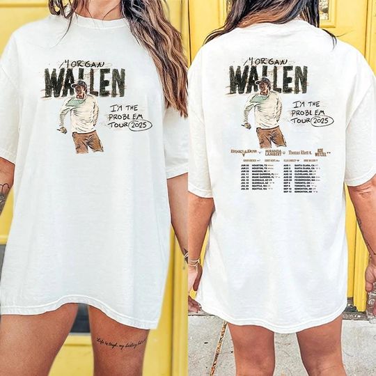 Discover Morgan Western Shirt, Morgan I am The Problem Tour 2025 shirt, Cowboy Western Music Concert Shirt