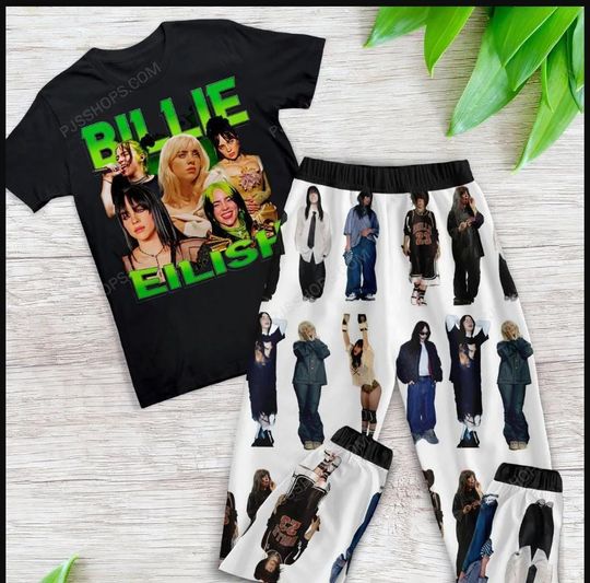 Billie Eilish Pajamas Set, Comfortable & Stylish Sleepwear for Fans
