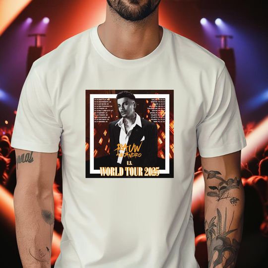 Rauw Alejandro Cosa Nuestra Graphic T-Shirt, Reggaeton, Latino, Gift For Her, Rauw Fans, World Tour 2025