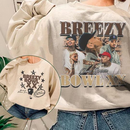 Chris Brown Breezy Bowl XX Tour 2025 Sweatshirt