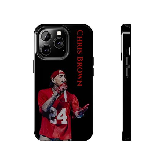 Chris Brown Tough Phone Case, Music Lover Gift, Durable Phone Cover, Celebrity Merchandise, Pop Culture Accessory, Artist Fan Gear