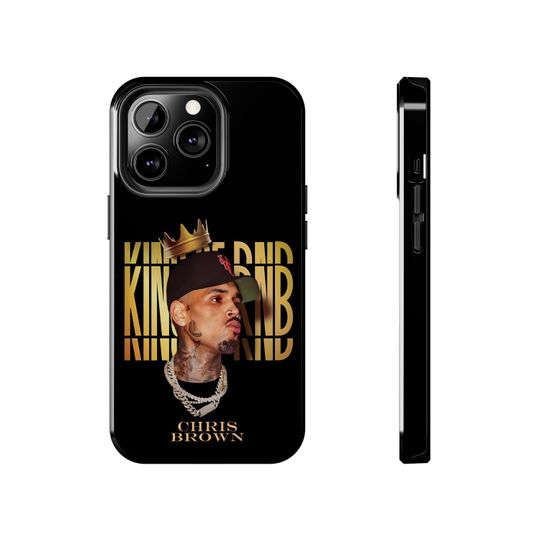 King of R&B Tough Phone Cases | Chris Brown Fan Gift, Music Lover Accessories, Celebrity Merchandise, Durable Protection, Rapper Phone Case