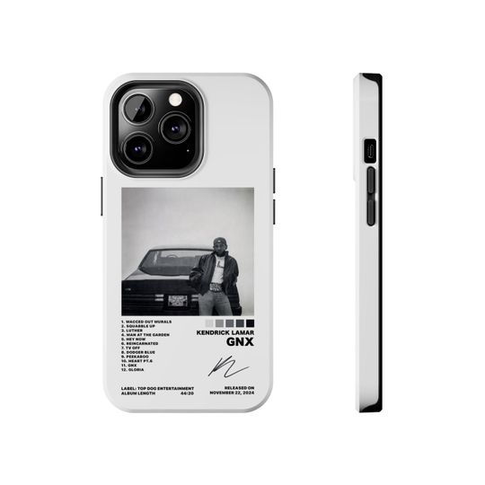 Kendrick Lamar GNX Tough Phone Case, Stylish Phone Cover, Music Lover Gift, Hip Hop Accessory, Unique Phone Protector