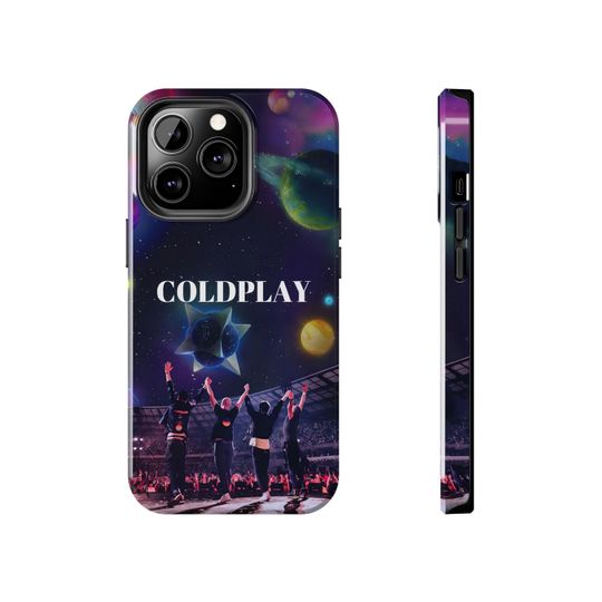 Coldplay Tough Phone Cases - Music Lover Gift, Concert Fan Accessory, Unique Phone Protection, Custom Music Design, Stellar Vibe