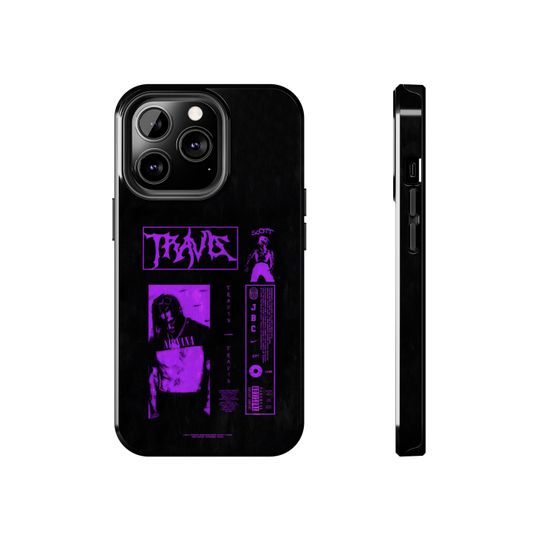 Travis Phone Case, Rapper Music Artist Phone Case, Tough Phone Cover, Protective Phone Case, Hip Hop Phone Case, Gift for Music Lovers