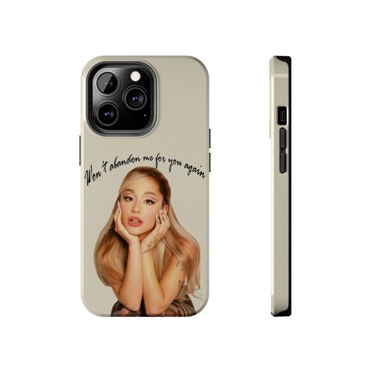 Ariana Phone Case - Cute Ariana Pop Star Cover for iPhone, Aesthetic Music Gift for Fans. Grande Phone Case