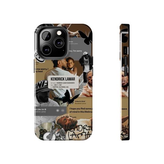 Kendrick Lamar Tough Phone Case, Hip Hop Art, Unique Gift for Music Fans, Birthday Present, Festival Accessory, Stylish Protector