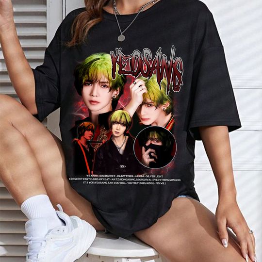 Vintage Yeosang Ateez T-shirt, Ateez The World Ep.Fin Will Album Shirt, Ateez Will Shirt, Ateez World Tour Shirt, ATEEZ Tour Shirt